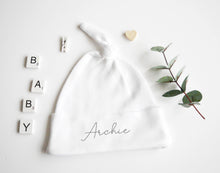 Load image into Gallery viewer, Baby Knotted Hat - Grey Design