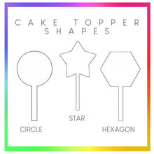 Load image into Gallery viewer, Oh Baby Cake Topper