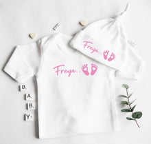 Load image into Gallery viewer, Babygrow/Romper Suit - Pink Design