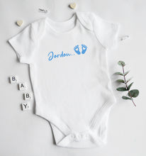 Load image into Gallery viewer, Baby Vest - Blue Design