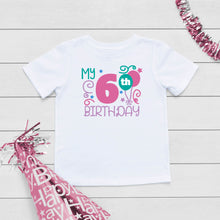 Load image into Gallery viewer, Ballon Birthday T-shirt for a girl