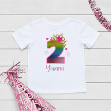 Load image into Gallery viewer, Crown Two Birthday T-Shirt