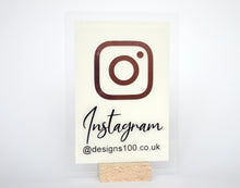 Load image into Gallery viewer, Instagram Acrylic Signage