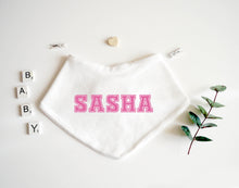 Load image into Gallery viewer, Bandana Bib - Pink Design