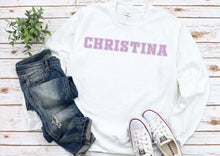 Load image into Gallery viewer, Personalised Jersey Style T-shirt/Sweatshirt/Hoody