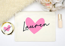 Load image into Gallery viewer, canvas makeup bag