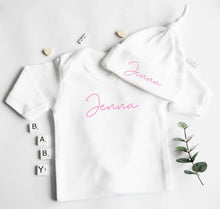 Load image into Gallery viewer, Babygrow/Romper Suit - Pink Design