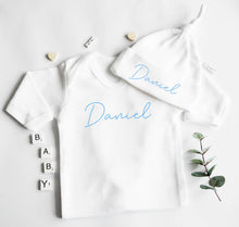 Load image into Gallery viewer, Babygrow/Romper Suit - Blue Design