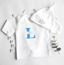 Load image into Gallery viewer, Babygrow/Romper Suit - Blue Design