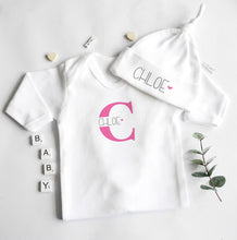 Load image into Gallery viewer, Babygrow/Romper Suit - Pink Design