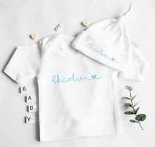 Load image into Gallery viewer, Babygrow/Romper Suit - Blue Design