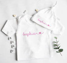 Load image into Gallery viewer, Babygrow/Romper Suit - Pink Design