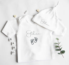 Load image into Gallery viewer, Babygrow/Romper Suit - Grey Design