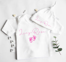 Load image into Gallery viewer, Babygrow/Romper Suit - Pink Design