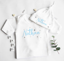 Load image into Gallery viewer, Babygrow/Romper Suit - Blue Design