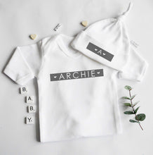 Load image into Gallery viewer, Babygrow/Romper Suit - Grey Design