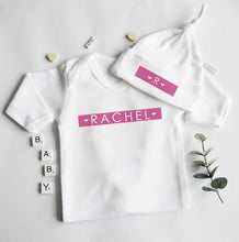 Load image into Gallery viewer, Babygrow/Romper Suit - Pink Design