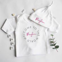 Load image into Gallery viewer, Babygrow/Romper Suit - Pink Design