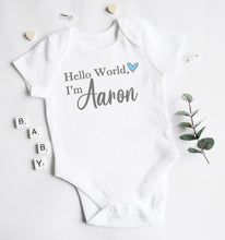 Load image into Gallery viewer, Baby Vest - Blue Design