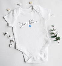 Load image into Gallery viewer, Baby Vest - Blue Design