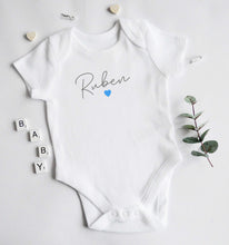 Load image into Gallery viewer, Baby Vest - Blue Design