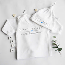 Load image into Gallery viewer, Babygrow/Romper Suit - Blue Design