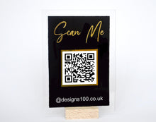 Load image into Gallery viewer, QR code acrylic sign