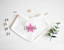 Load image into Gallery viewer, Bandana Bib - Pink Design