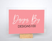 Load image into Gallery viewer, Text business logo sign