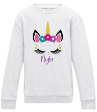 Load image into Gallery viewer, Unicorn Children's Sweatshirt