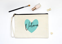 Load image into Gallery viewer, canvas makeup bag