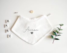 Load image into Gallery viewer, Bandana Bib - Grey Design