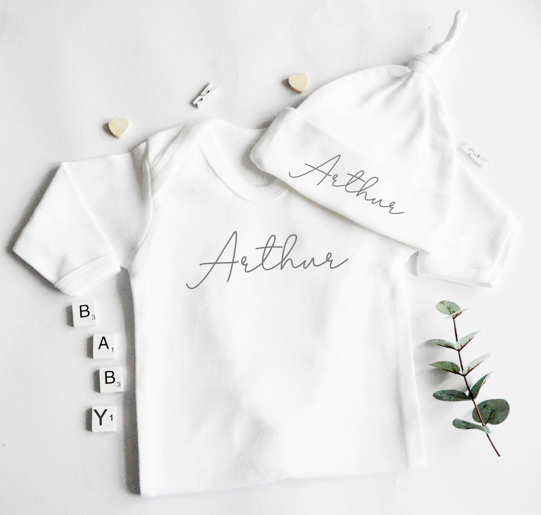 Babygrow/Romper Suit - Grey Design
