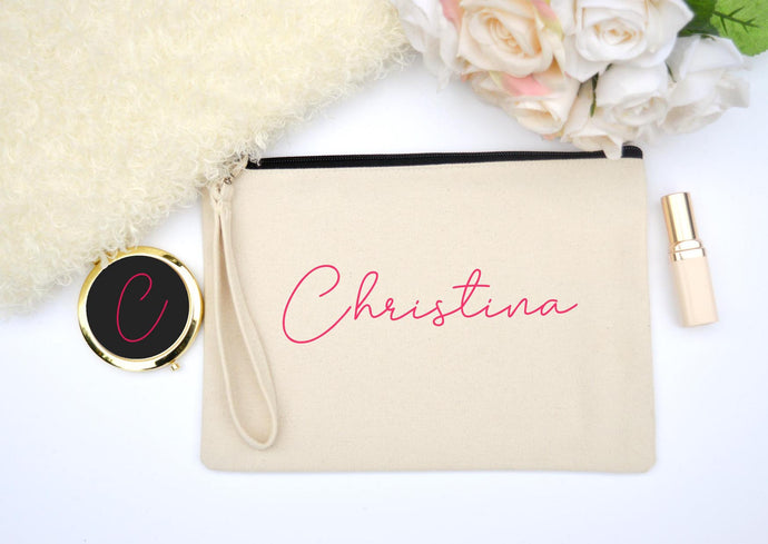 canvas makeup bag