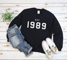 Load image into Gallery viewer, Personalised Year T-Shirt/Sweatshirt/Hoody
