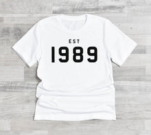 Load image into Gallery viewer, Personalised Year T-Shirt/Sweatshirt/Hoody
